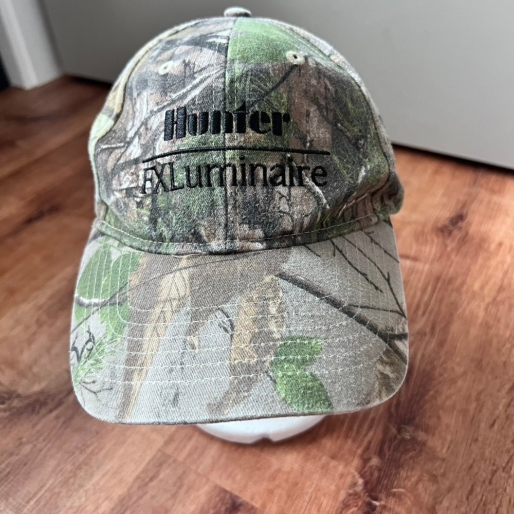 Hunter FX Luminaire Baseball Cap Mens OSFA Camo Embroidered Logo Hat Hunting